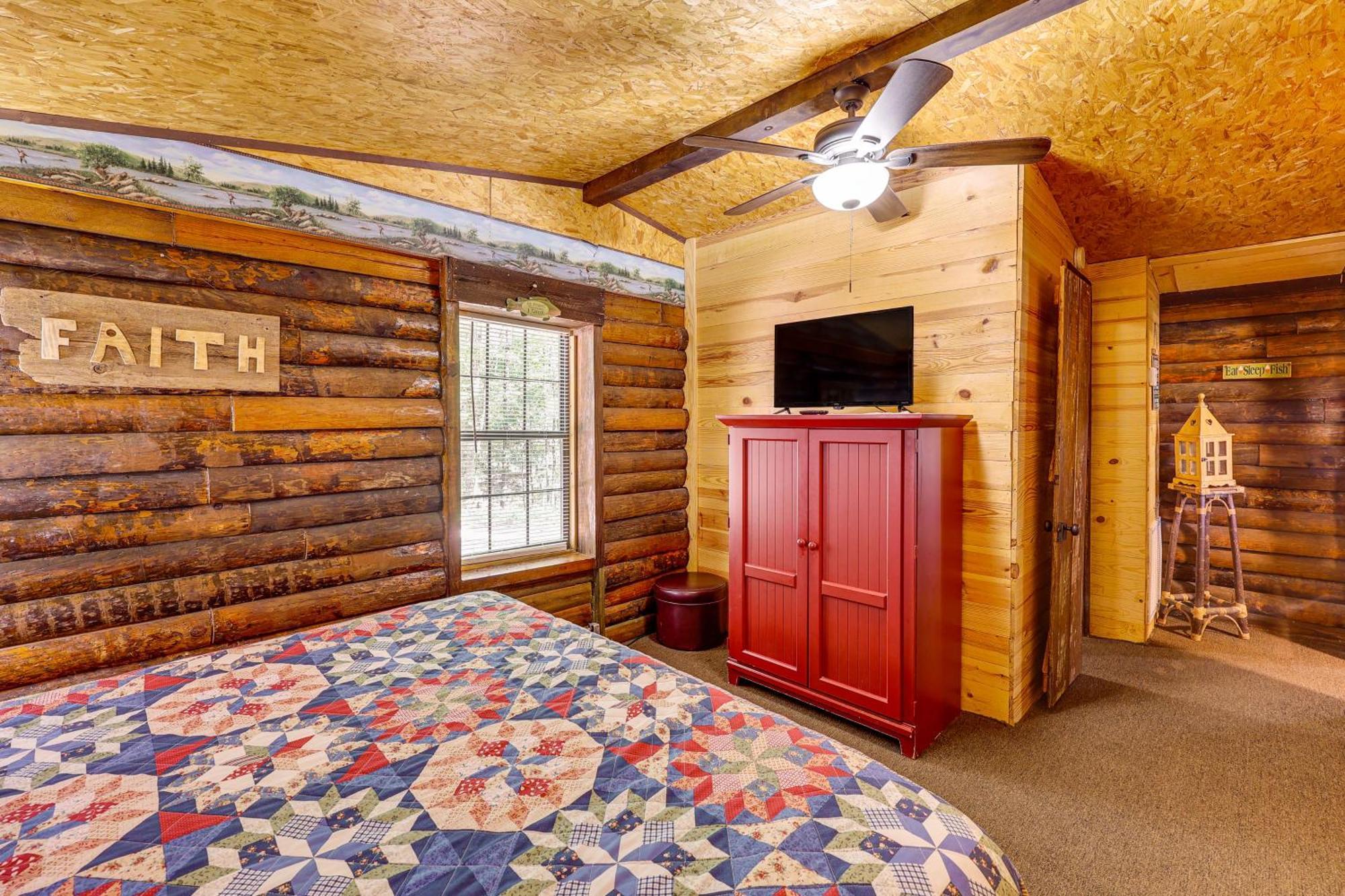 Arkansas Log Cabin Rental Near Lake Greeson! Mount Moriah Exterior photo