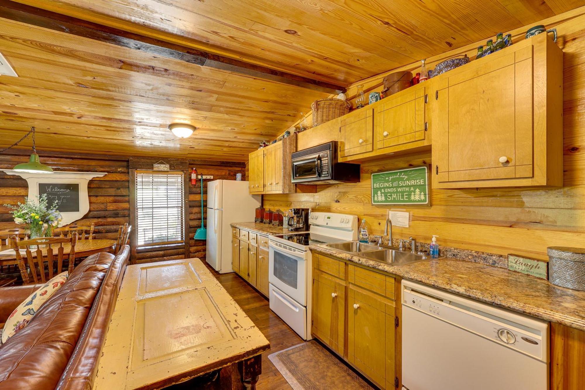 Arkansas Log Cabin Rental Near Lake Greeson! Mount Moriah Exterior photo
