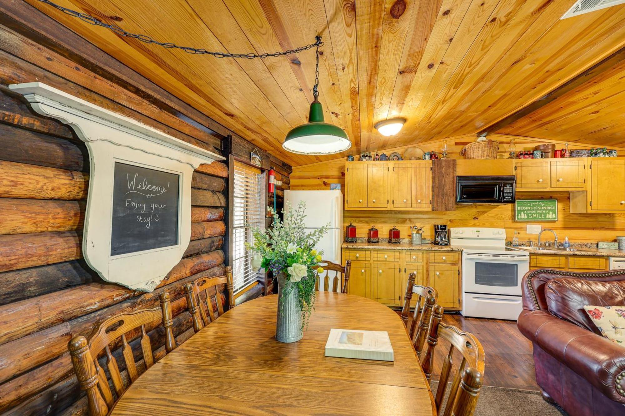 Arkansas Log Cabin Rental Near Lake Greeson! Mount Moriah Exterior photo