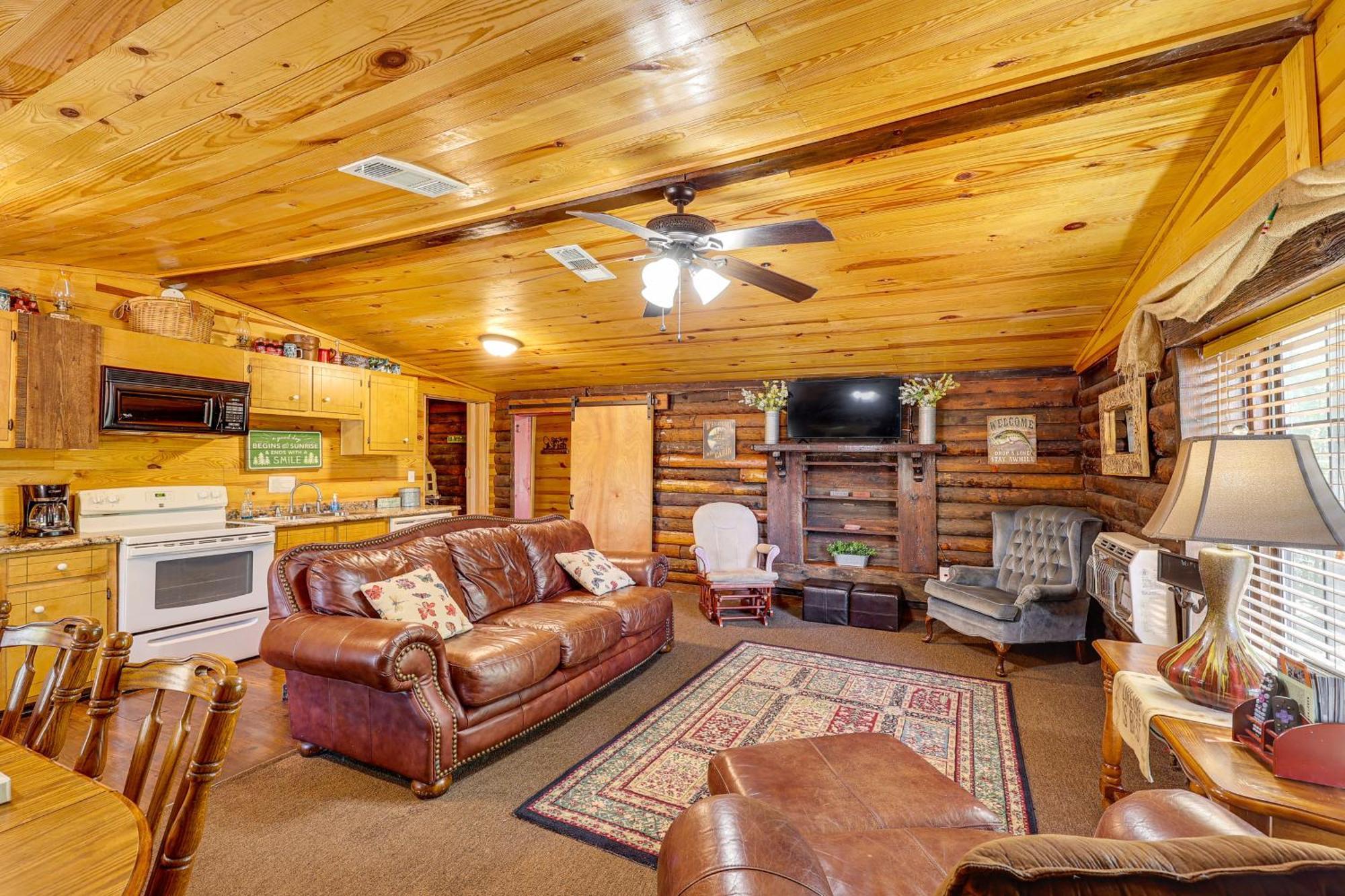 Arkansas Log Cabin Rental Near Lake Greeson! Mount Moriah Exterior photo